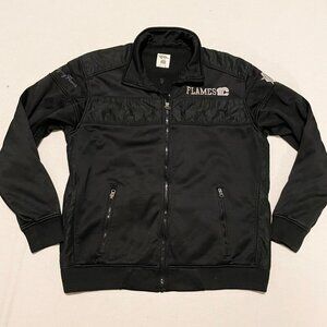 Viral NHL Calgary Flames Boys XL Fleece Lined Jacket Hockey